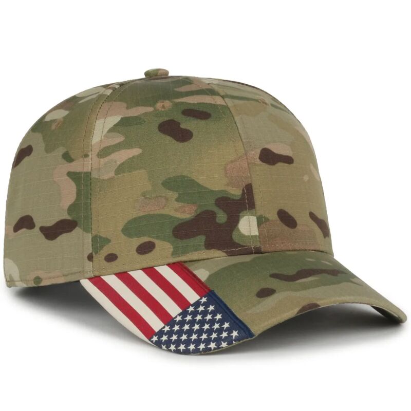 Multicam® Cap w/Flag Visor Thumbnail