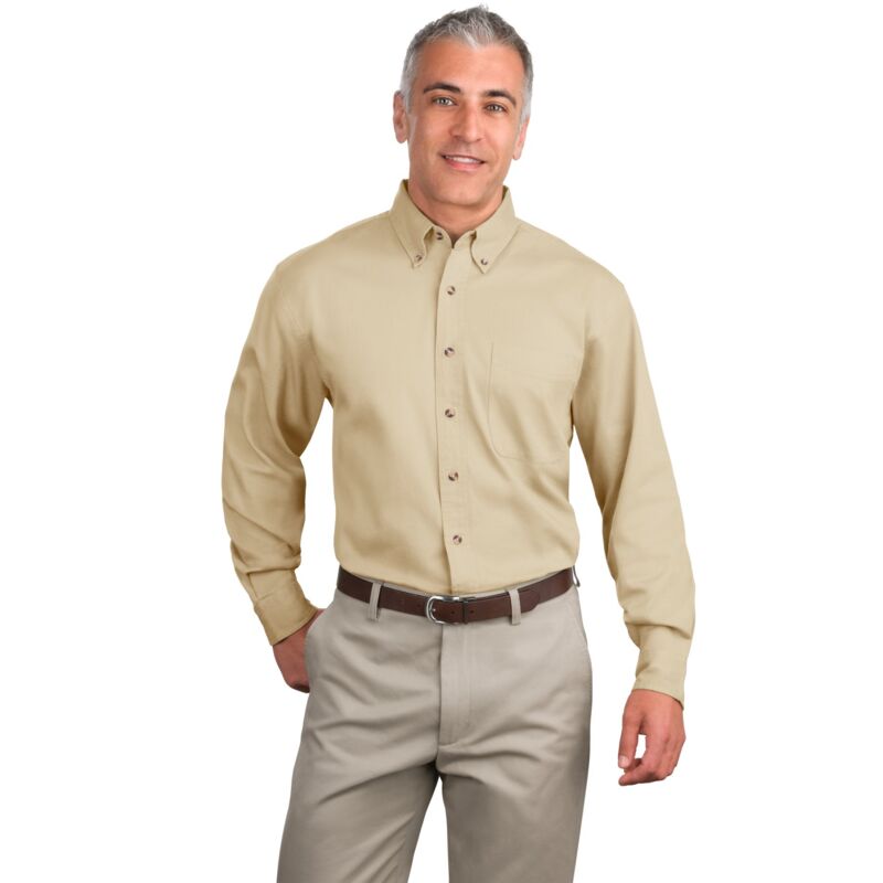 Tall Long Sleeve Twill Shirt Thumbnail