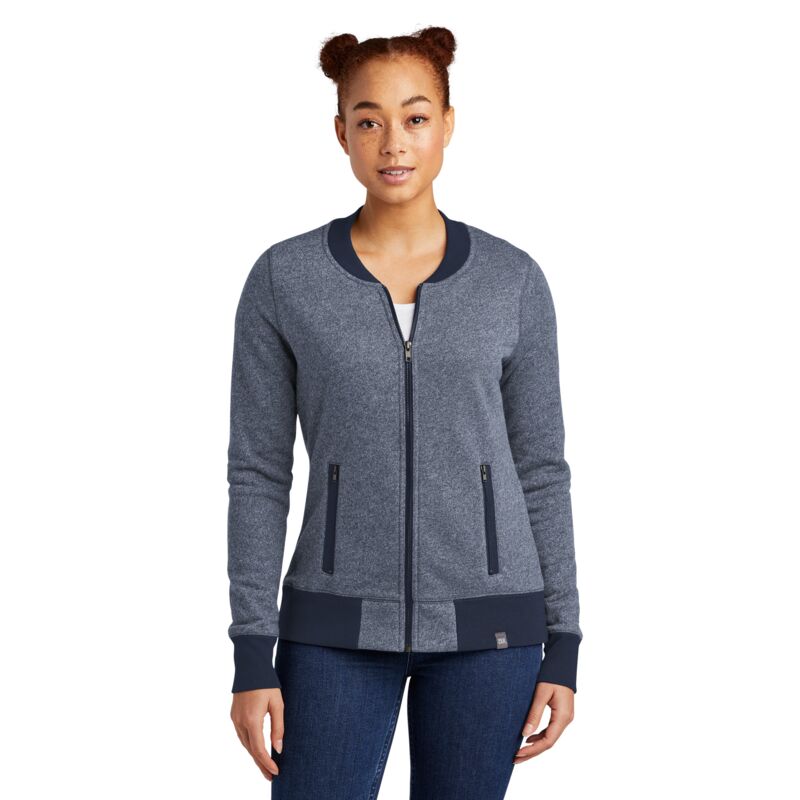 Women's French Terry Baseball Full Zip Thumbnail