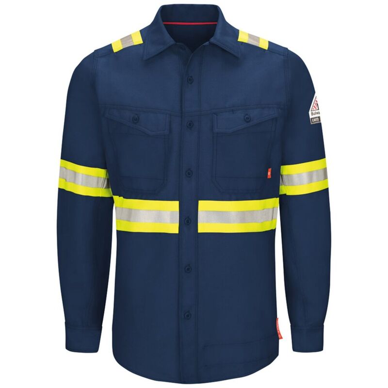 Men's Tall iQ Series® Endurance Enhanced-Vis Work Shirt Thumbnail