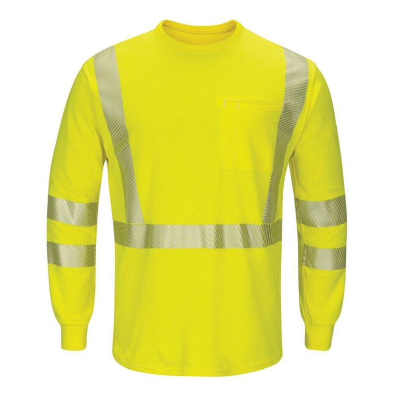 Men's Tall Hi-Visibility Lightweight Long Sleeve T-Shirt Thumbnail